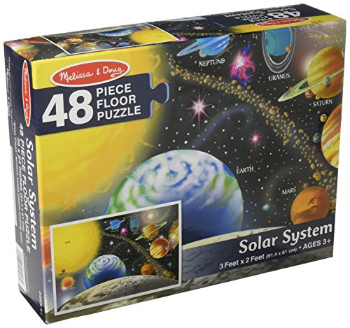 Melissa & Doug 6 Pack Solar System Floor Puzzle