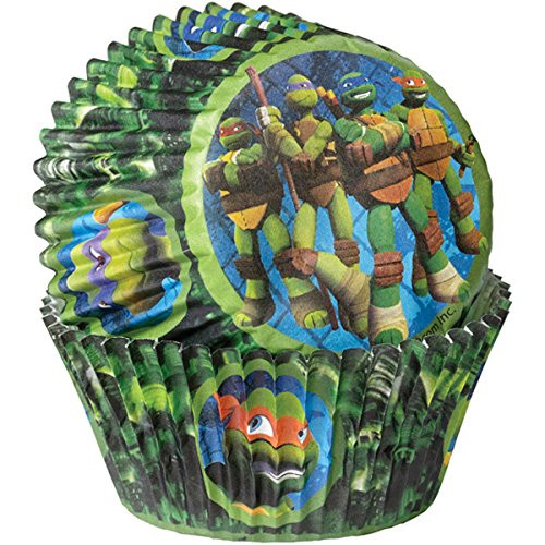 Wilton 415-7745 50 Count Teenage Mutant Ninja Turtles Baking Cups Wilton 415-7745 50 Count Teenage Mutant Ninja Turtles Baking Cups
