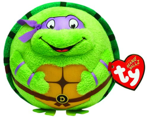 Nickelodeon Ty Beanie Ballz Donatello Purple Mask