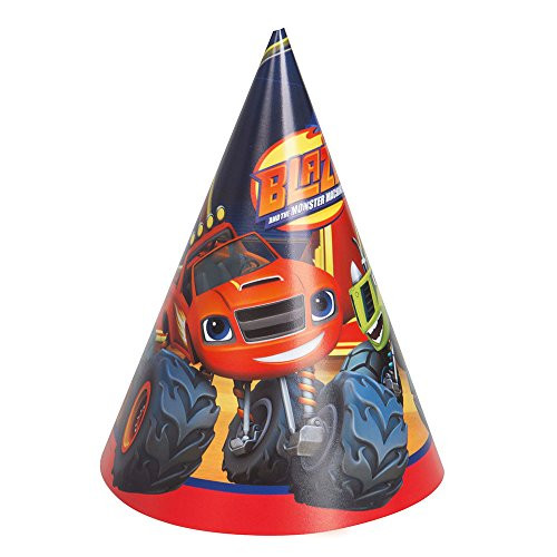 Blaze and the Monster Machines Party Hats, 8ct