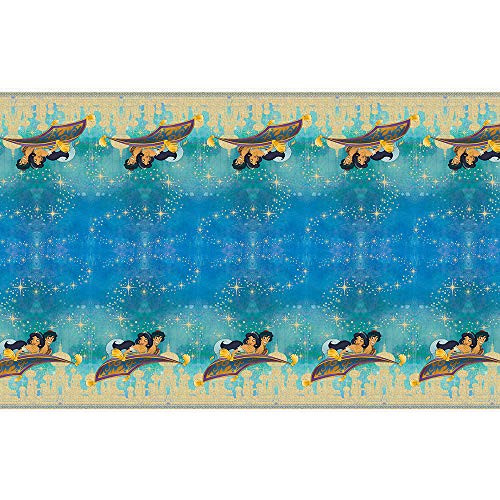 Unique Aladdin Plastic Tablecloth, 84" X 54" Unique Aladdin Plastic Tablecloth, 84" X 54"
