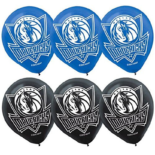 "Dallas Mavericks NBA Collection" Printed Latex Balloons, Party Decoration