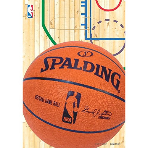 Amscan 373636 Spalding Basketball Collection Loot Bags, Party Favor, 8 pieces