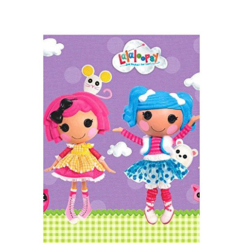 Adorable Lalaloopsy Paper Table Cover Birthday Party Disposable Tableware Decoration (1 Piece), Multi Color, 54" x 96"