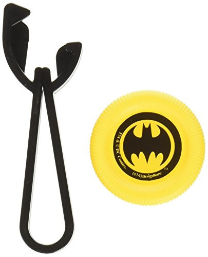 Amscan 394176 Batman Disc Shooters, Party Favor, 12 pieces