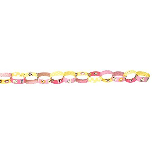 amscan Disney Minnie 1st Birthday Paper Chain Garland, 1ct