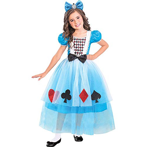 Kids Alice in Wonderland Costume, Small (4-6)- 2 pcs.