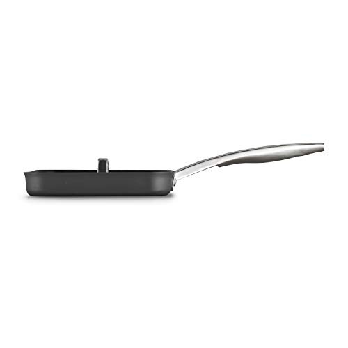 Calphalon 2029646 Premier Hard-Anodized Nonstick 11-Inch Square Grill Pan, Black