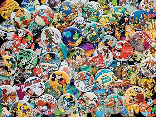 Ceaco Disney Collections Vintage Buttons Jigsaw Puzzle, 750 Pieces