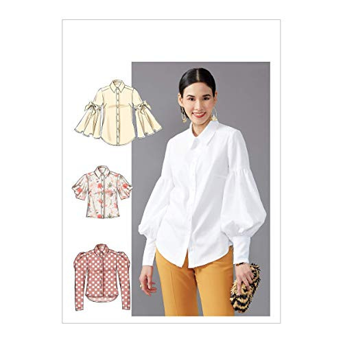 McCall's Patterns McCall's Loose Fit Women's Button-Up Blouse Sewing Patterns, Sizes 6-14
