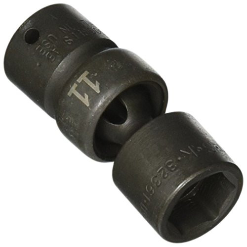 SK Hand Tool 32361 1/4-Inch Drive Swivel Metric Impact Socket, 11mm