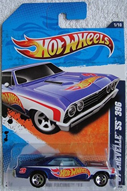 HOT WHEELS HW RACING '11 BLUE '67 CHEVELLE SS 396 1/10 HOT WHEELS HW RACING '11 BLUE '67 CHEVELLE SS 396 1/10