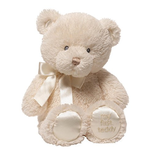 Baby GUND My 1st Teddy Bear Stuffed Animal Plush, Cream, 10"
