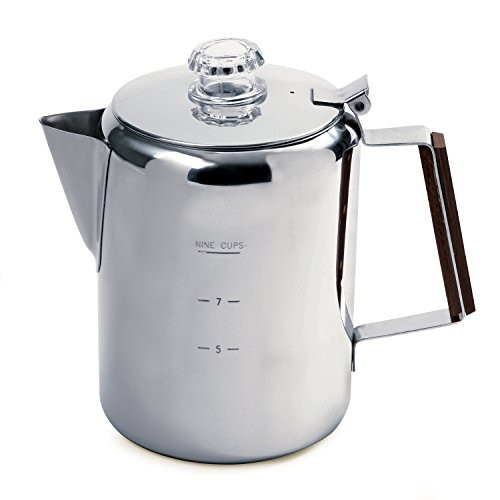 Norpro Stainless Steel 9-Cup Percolator, One Size, Silver