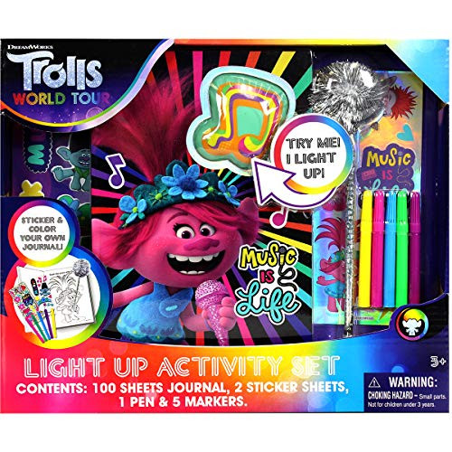 Tara Toys Trolls Light Up Activity Set, Multi