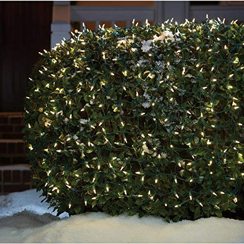 Home Accents Holiday 4ft x 6ft 300 LED Mini Net Lights - Warm White - Super Bright - Continuous ON