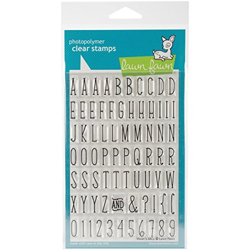 Lawn Fawn Clear Stamps - Violet's ABC's Stamps Lawn Fawn Clear Stamps - Violet's ABC's Stamps