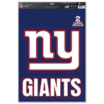 WinCraft NFL New York Giants WCR13049115 Multi-Use Decal, 11" x 17"