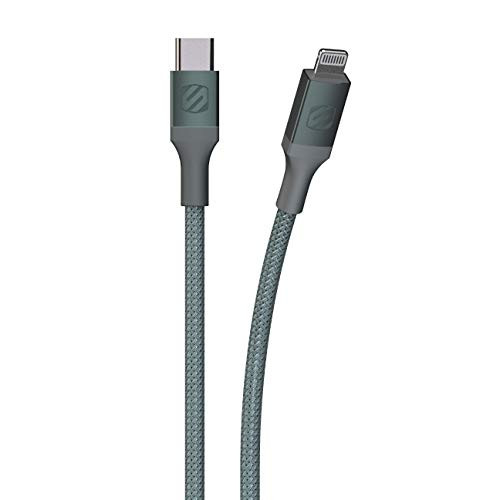 Scosche Ci4B4GD-SP MFi Certified Strikeline Sync Braided Charging Cable for Lightning and USB-C Devices