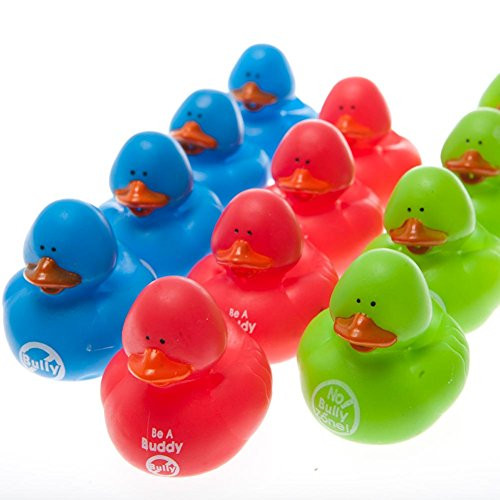 Anti-Bully Bullying Campaign Rubber Ducks -12 ct