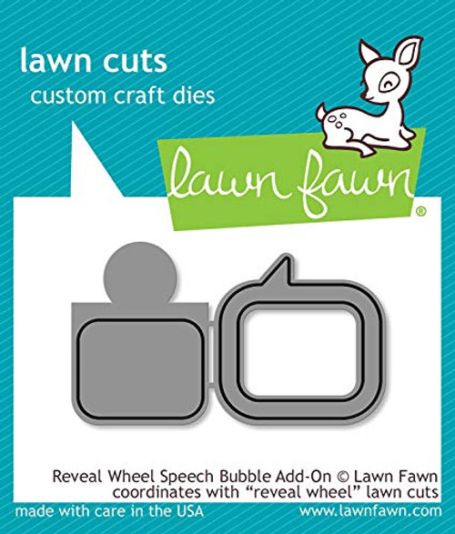 Lawn Fawn Lawn Cuts Custom Craft Die - LF1702 Reveal Wheel Speech Bubble