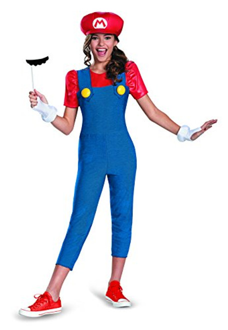 Nintendo Super Mario Brothers Mario Tween Costume, Large/10-12