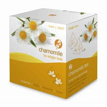 Adagio Teas Chamomile Herbal, Caffeine Free, 15 Full Leaf Gourmet Sachet Pyramid Bags