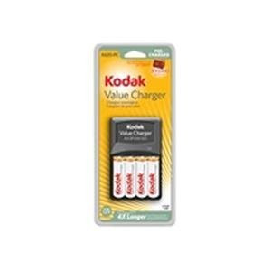 Kodak Value Charger with 4 Pre-Charged NiMH AA Batteries