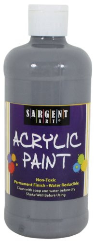 Sargent Art 24-2484 16-Ounce Acrylic Paint, Gray