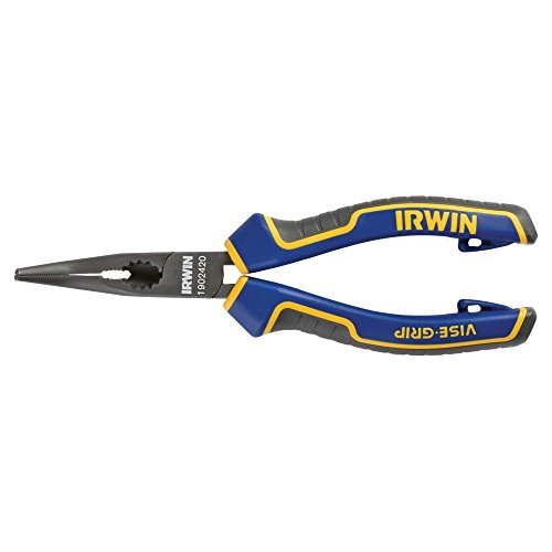 IRWIN Tools VISE-GRIP Pliers, Bent Nose, 6 3/4-inch (1902420)