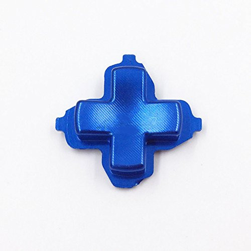 Aluminum Alloy Metal Direction Button D-Pad Dpad D pad Key Button Replacement for Xbox one Controller-Blue
