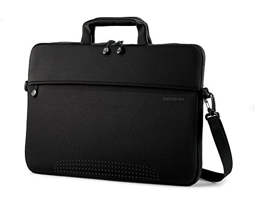 Wholesale CASE of 5 - Samsonite Laptop Shuttle-Laptop Shuttles, 17-1/4"x1 x12-1/8, Black
