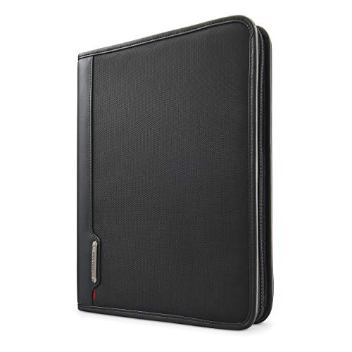Samsonite Xenon Leather Business Portfolio, Steel Grey, One Size