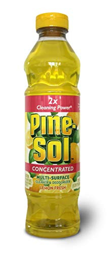 Pine Sol Concentrated Multi-Surface Cleaner and Deodorizer, Lemon Fresh Scent, 2 Count, 56 ounces Total