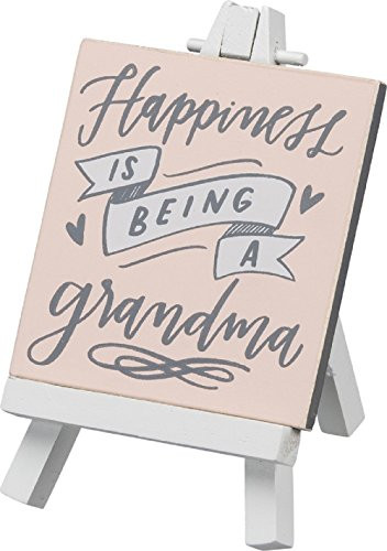 Primitives by Kathy Happiness is Being A Grandma Mini Easel