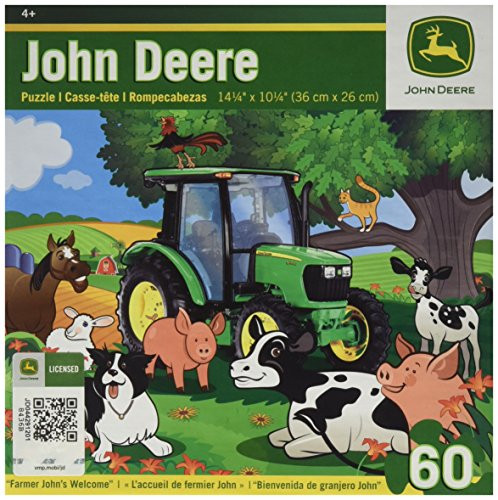 MasterPieces John Deere Farmer John's Welcome Jigsaw Puzzle, 60-Piece