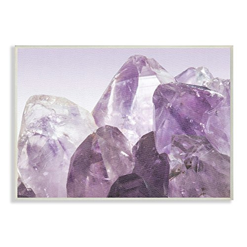 Stupell Industries Amethyst Crystal Mountains Close Up Photograph II Wall Plaque, 10 x 15, Multi-Color