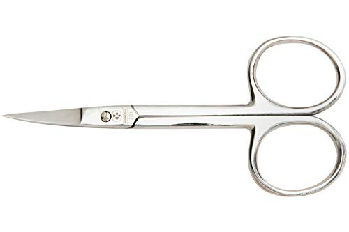 Mundial 701-S Specialty Forged 3 1/2" Curved Embroidery Scissors, Extra Fine Points