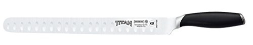Mundial Titan 3427-11GE 11" Hollow Edge Slicing Knife, Black