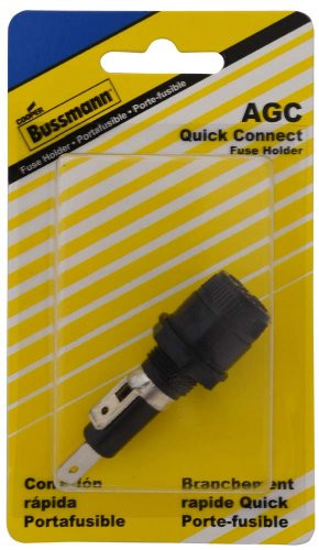 Bussmann (BP/HKP-HH-RP) 15 Amp Carded Panel Mount Fuse Holder for 5/16" Panels