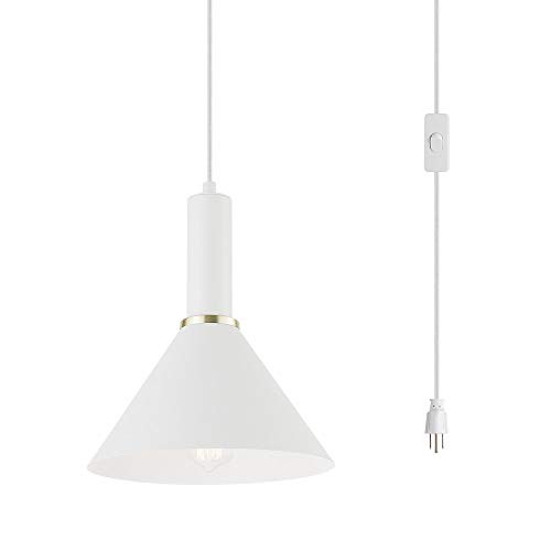 Globe Electric 60761 Novogratz x Globe Pendant, Matte White