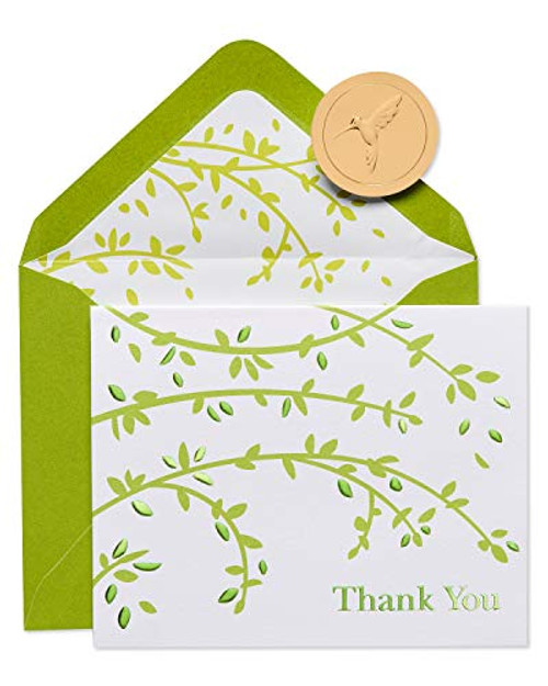 Papyrus Boxed Thank You Cards with Envelopes, Branches (20-Count) Papyrus Boxed Thank You Cards with Envelopes, Branches (20-Count)