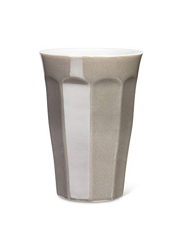 Abbott Collection 27-AVENUE-07-GRY Diner Tumbler Mug-Grey-5" H(7oz), 5 inches high