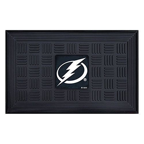 Fanmats 11483 NHL Tampa Bay Lightning Vinyl Medallion Door Mat