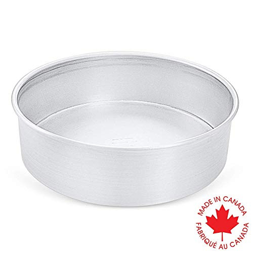 Crown Cake Pan 10 inch Round, 3" Deep, Professional Baking Pan, Heavy Duty, Easy Release, Pure Aluminum