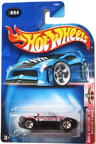 Hot Wheels 2003 Radical Wrestlers Mazda MX-5 Miata 5/5 BLACK 094