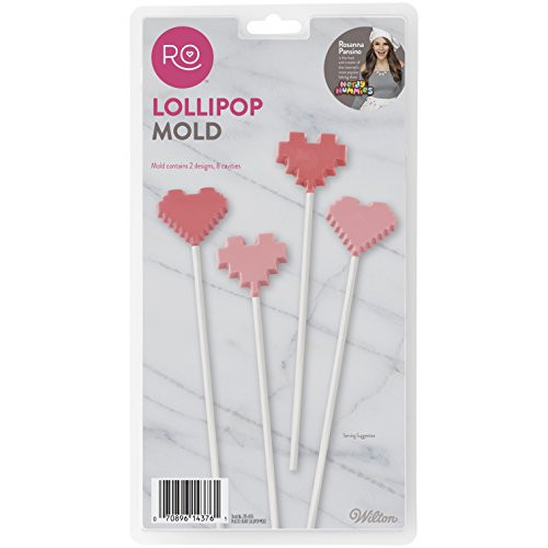 Wilton 2115-4376 Lollipop Heart Candy Molds