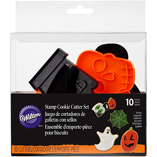 Wilton Halloween Shapes Cookie Cutter Set, 10-Piece