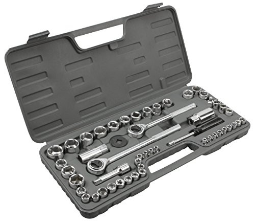 Performance Tool W1172 SAE/Metric 52-Piece Socket Set (1/4, 3/8 & 1/2 Drive)