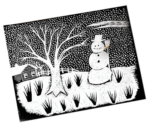 Melissa & Doug Scratch-Art Paper, White